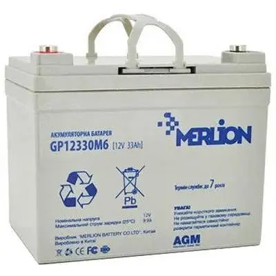 Батарея к ИБП Merlion 12V-33Ah (GP12330M6) - фото 1