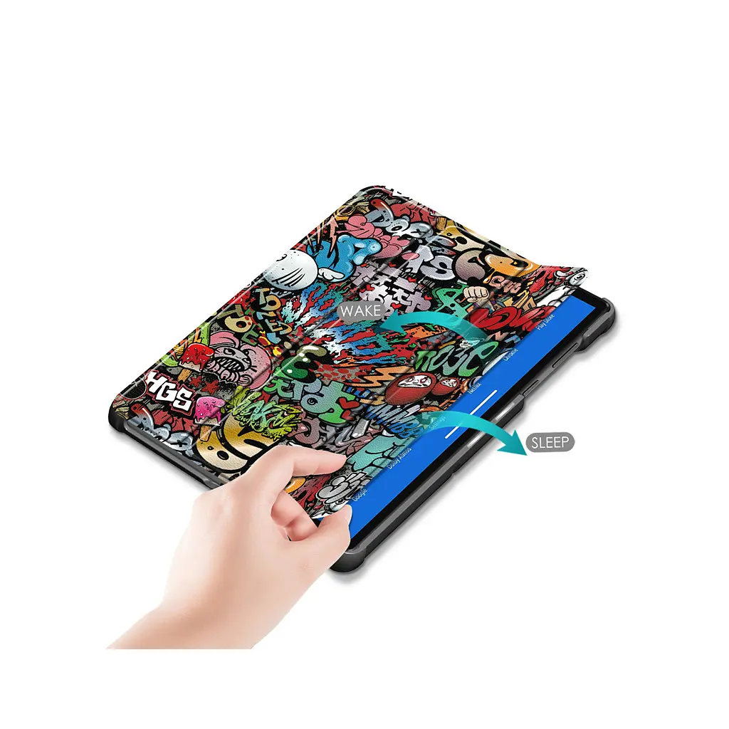 Чохол до планшета BeCover Smart Case Samsung Galaxy Tab A11 Plus SM-X236B 11.0" Graffiti (714005) - фото 5