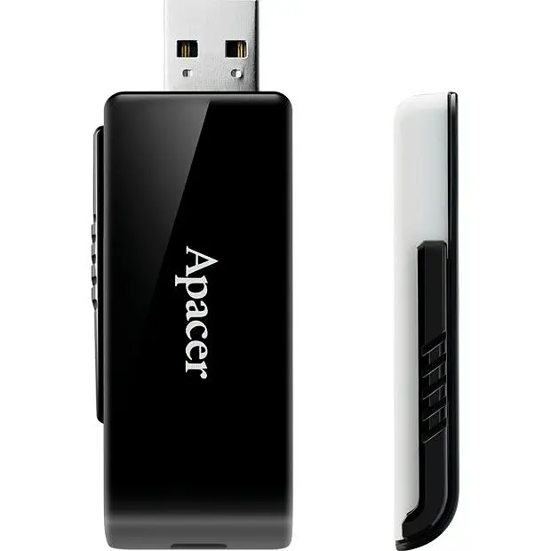 USB флеш-накопичувач Apacer USB AH350 128GB USB 3.2 Black (AP128GAH350B-1) [136940] - фото 5