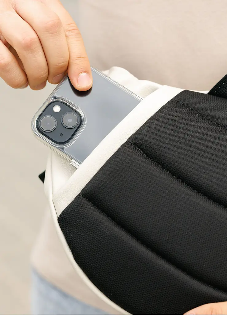 Чоловіча сумка бананка Sambag Dynamicdart сіра 38 × 21 × 7 см (80411030m) - фото 9