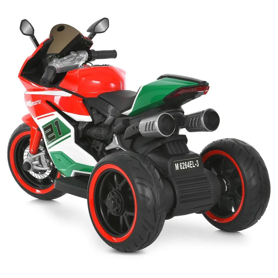 Дитячий електромобіль Bambi Мотоцикл M 6264EL-3 до 30 кг - фото 3