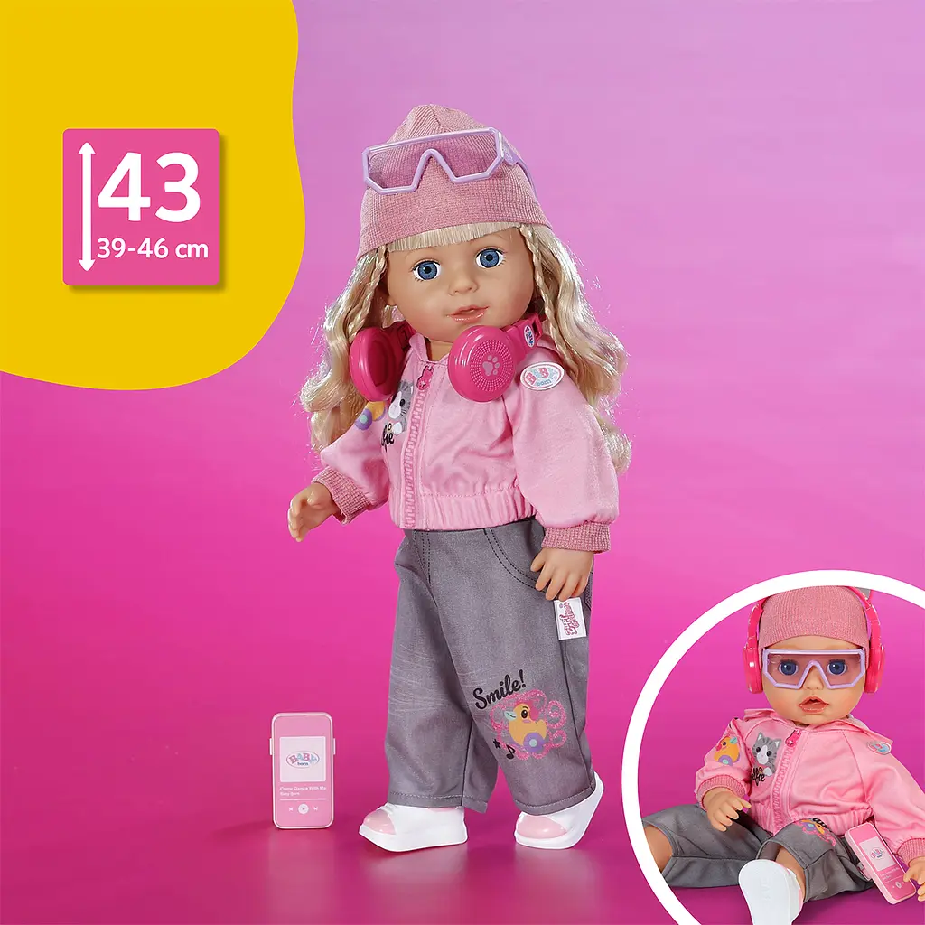 Набір одягу та аксесуарів для ляльки Baby Born Крута дівчинка (840009) - фото 2