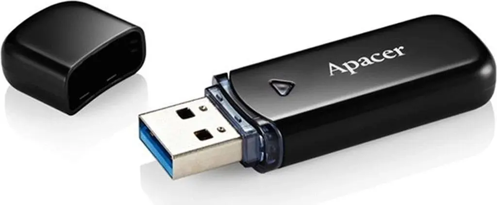 USB флеш-накопичувач Apacer AH355 128GB USB-A 3.2 Black (AP128GAH355B-1) [90942] - фото 3