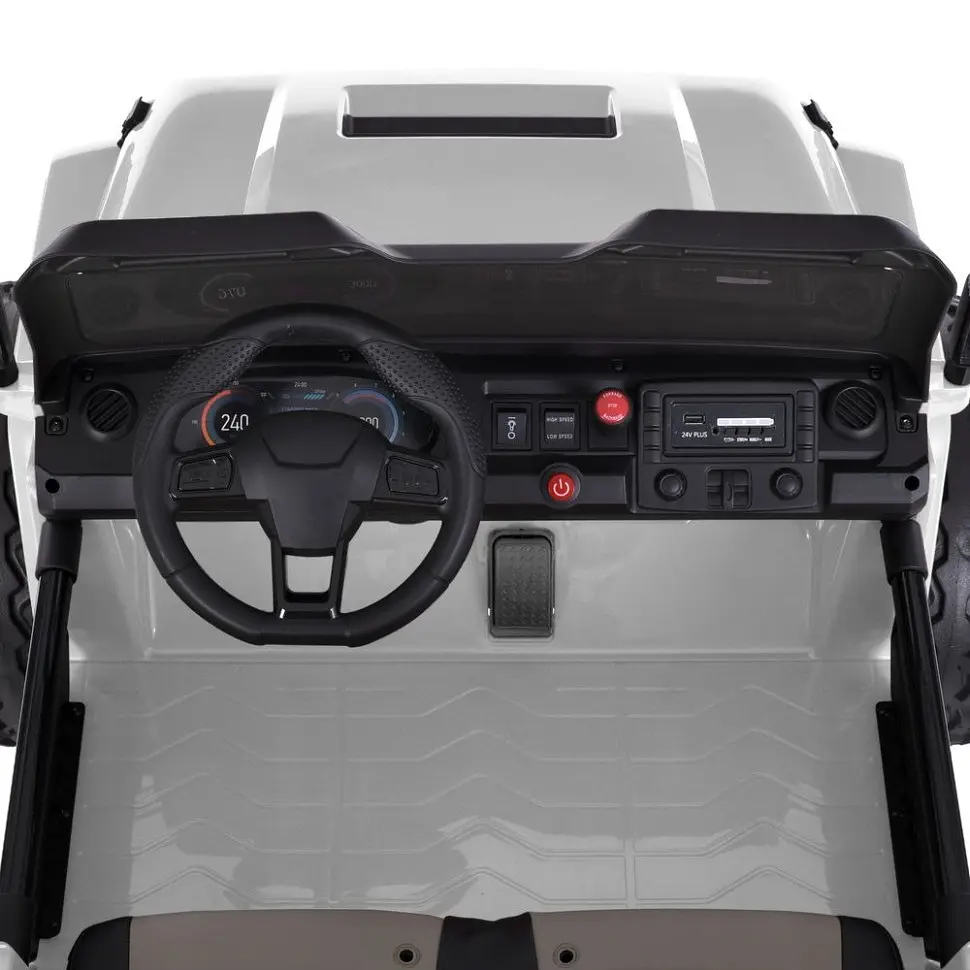 Дитячий електромобіль Bambi Джип M 6204EBLR-1 24V до 60 кг - фото 3