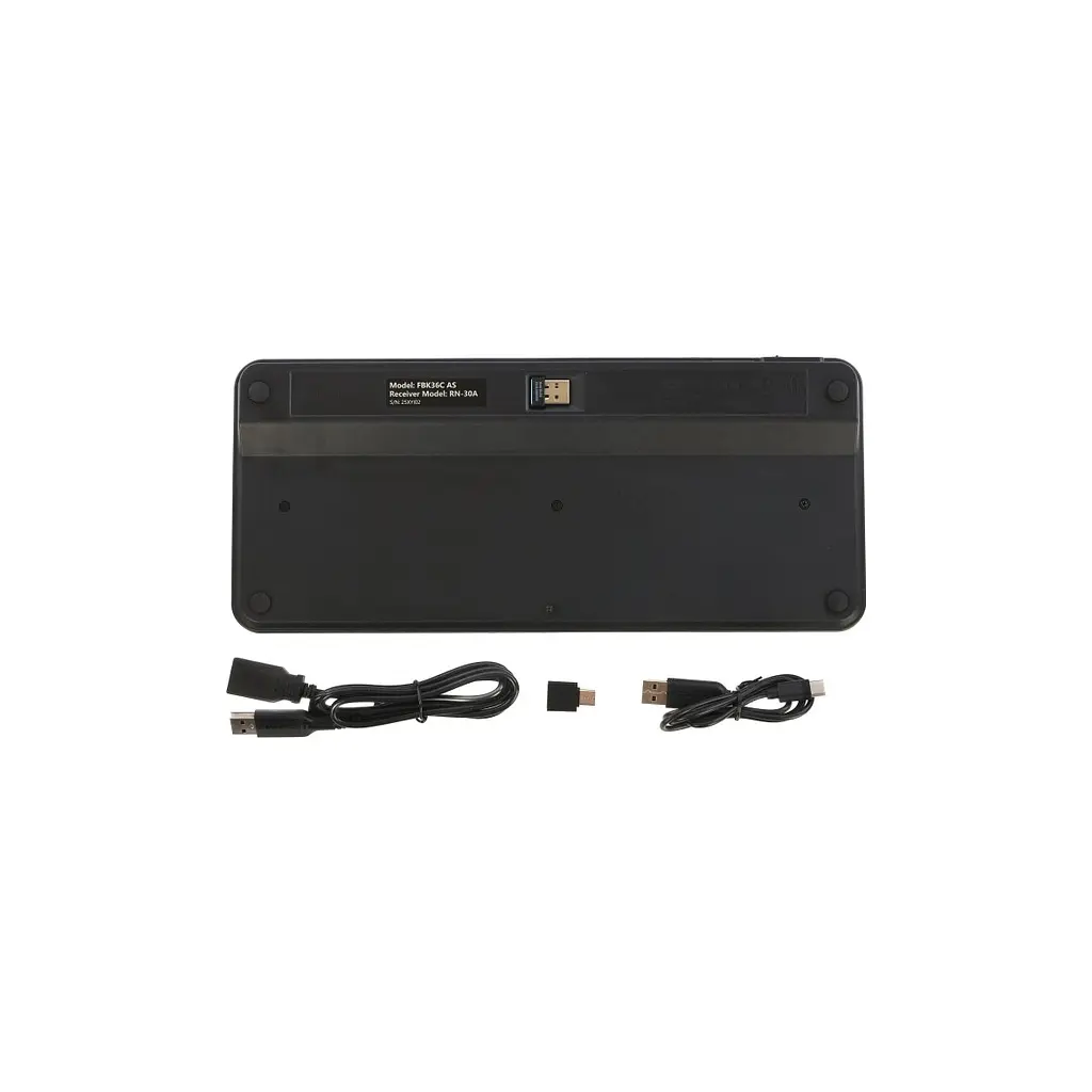 Клавіатура A4Tech FBK36C Wireless/Bluetooth Black (4711421000222) - фото 6