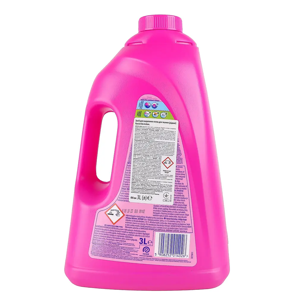 Рідкий засіб для видалення плям для тканин Vanish Oxi Action Multi Power Gel 3 л - фото 3