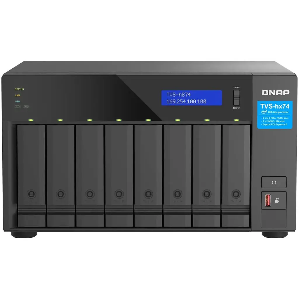 Мережевий накопичувач Qnap TVS-H874-I7-32G - фото 3