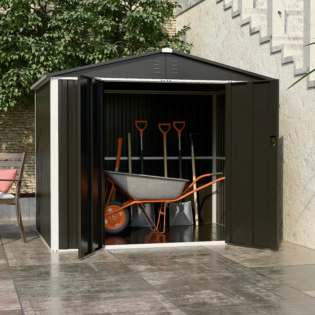 Госпблок-сарай металевий DS-03 CUSTOMIZED (200х240х180см.)   - фото 3