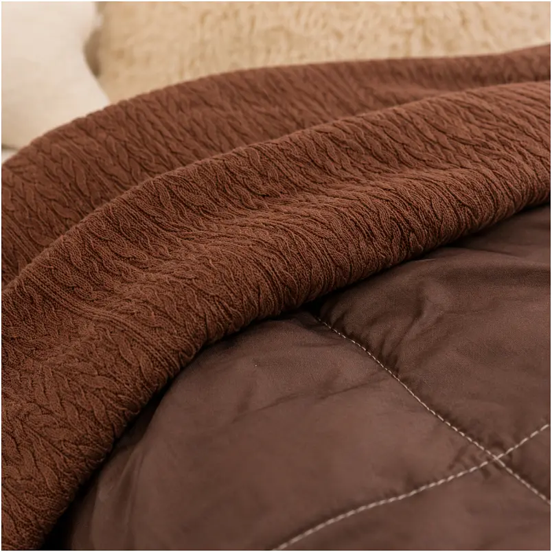 Плед дитячий MirSon Premium Pique Brown 90х110 см (2200013893622) - фото 7