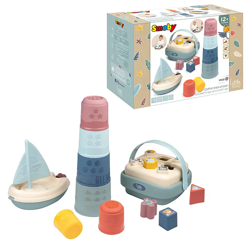 Ігровий набір для ванни Smoby Little Розваги з аксесуарами (140104)