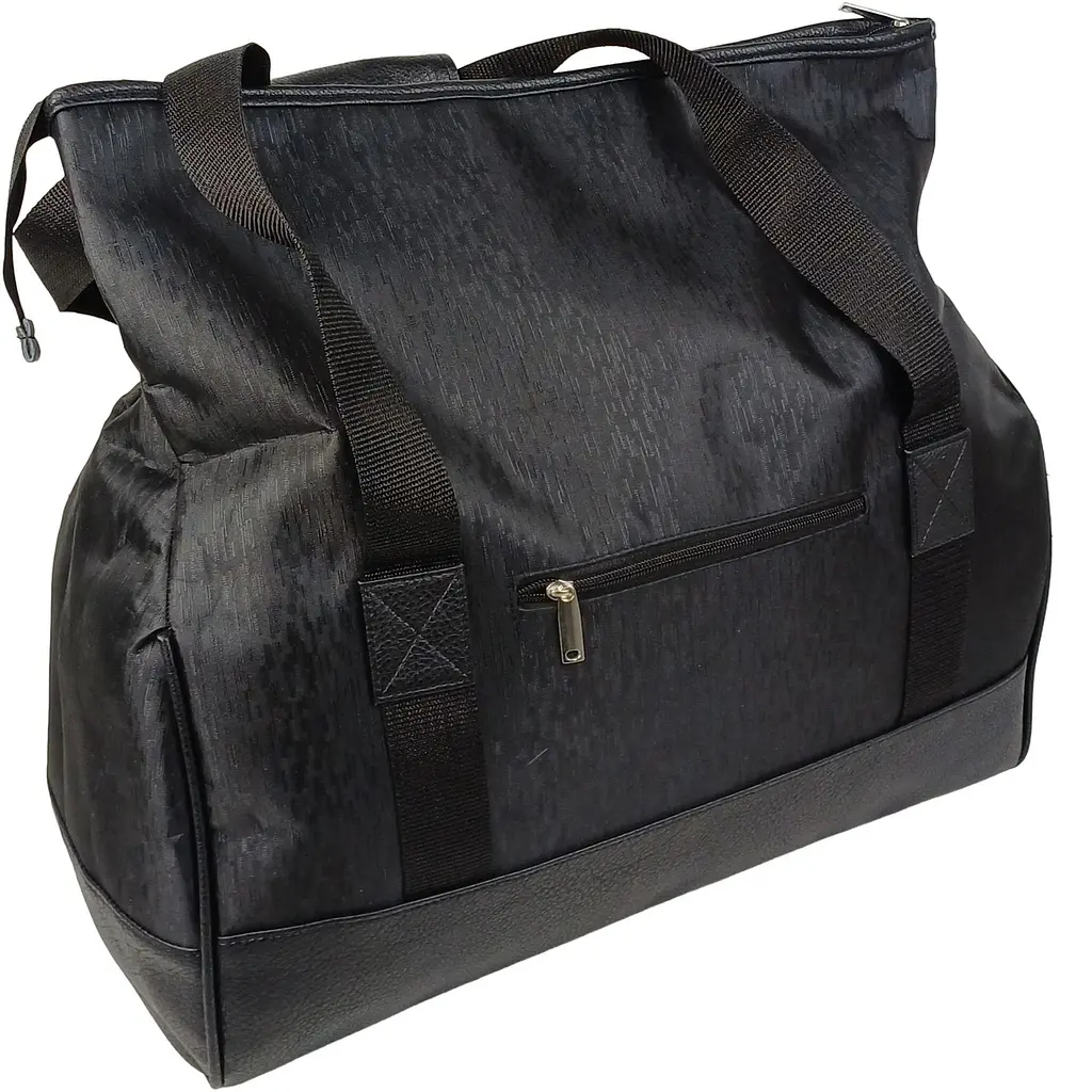 Сумка дорожня саквояж Wallaby 25L поліестер штучна шкіра Чорний - фото 5