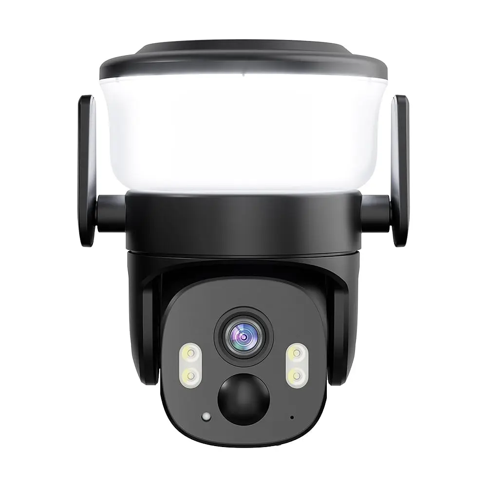 IP PTZ-відеокамера автономна з WiFi, прожектором та сонячною панеллю 3Mp Light Vision VLC-6103WLS Black (Lamp+Solar) (CareCam Pro) f=3.6mm, на акумуляторних батареях (75-00351) - фото 2