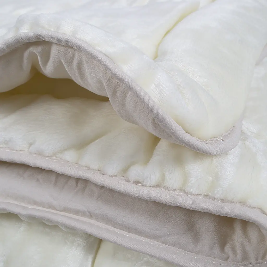 Одеяло Penelope - Velour cream 8,5 tog 195x215 евро - фото 4