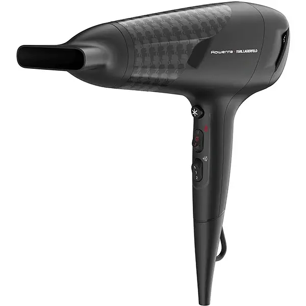 Фен ROWENTA X Karl Lagerfeld CV581LF0, 2300W, 2 швидкості, чорний - фото 4
