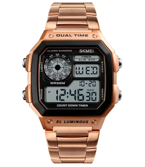 Годинник Skmei Ripple RoseGold 1335 - фото 4