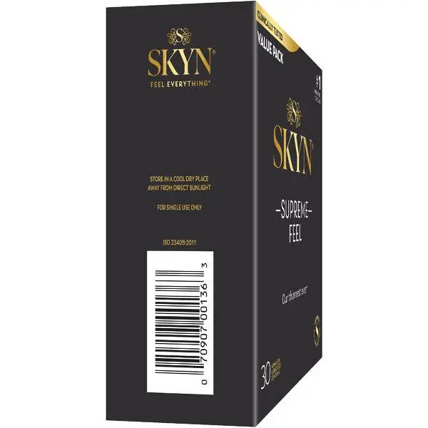 Презервативи SKYN Supreme Feel 30 шт – ультратонкі, без латексу, з максимальним зволоженням - фото 5