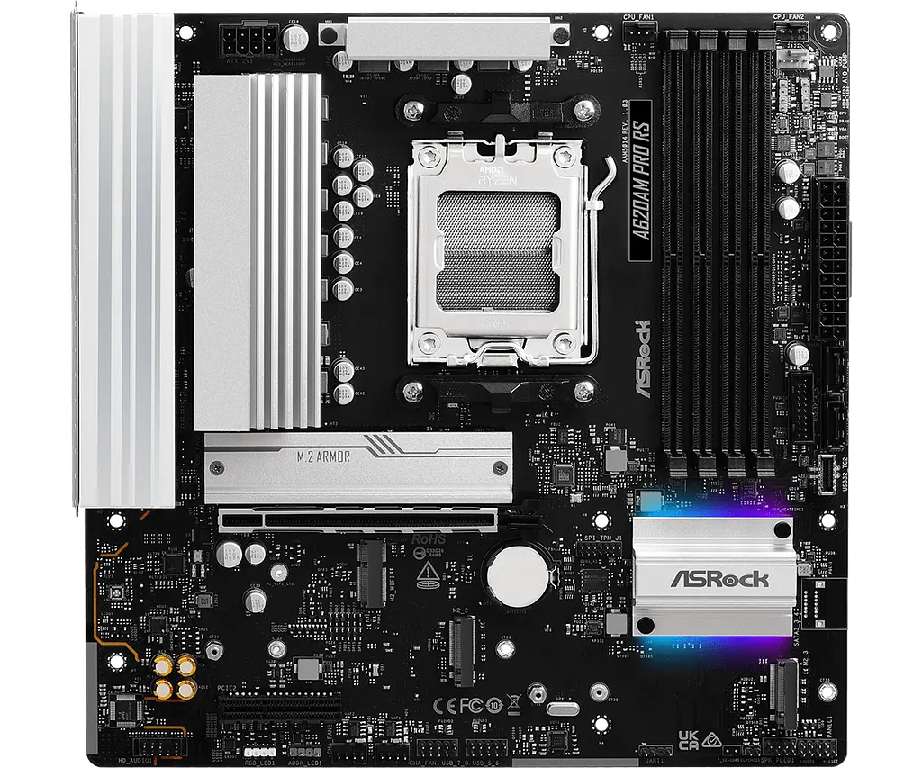 Материнська плата ASRock A620AM PRO RS Socket AM5 - фото 6