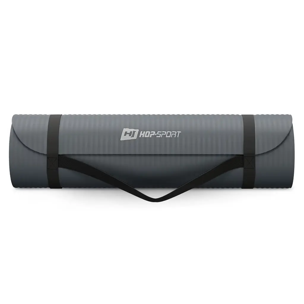 Коврик для йоги Hop-Sport HS-NB010GM NBR 1см графітовий - фото 3