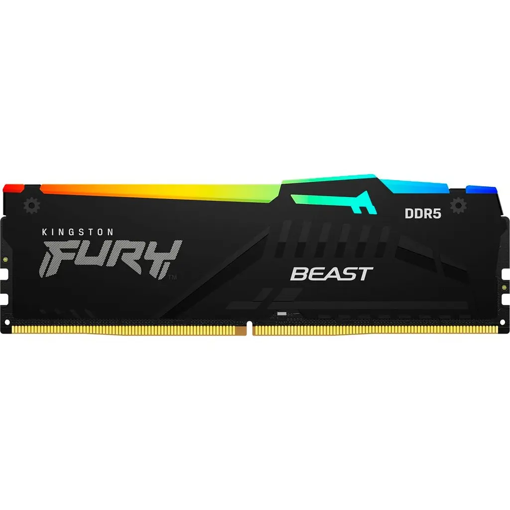 Модуль пам'яті DDR5 Kingston FURY Beast RGB EXPO 32 ГБ 5200 МГц чорний (KF552C40BB2A-32) [175483] - фото 2