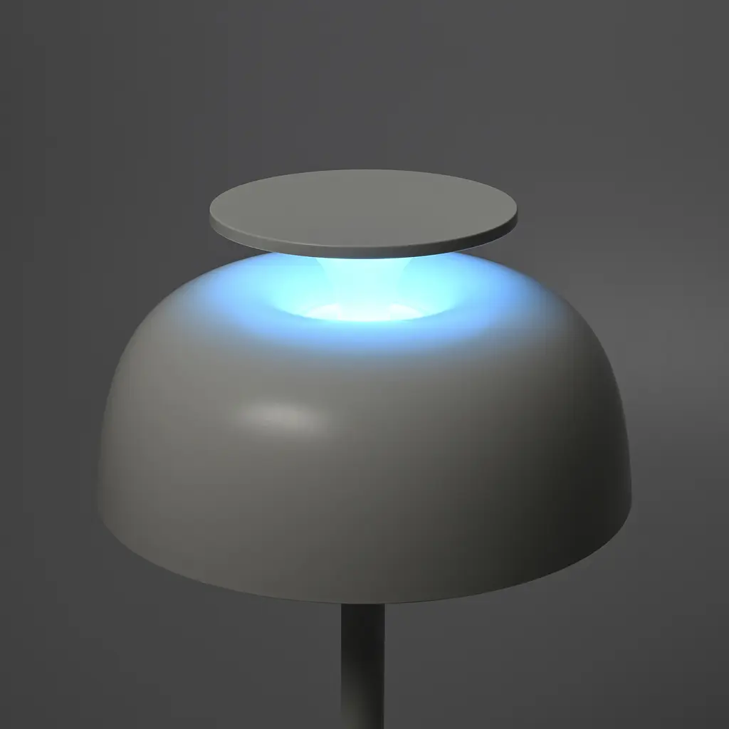 LED лампа настiльна Videx VL-TF23W 8.5W 4000K з акумулятором та RGB біла (VL-TF23W) - фото 10
