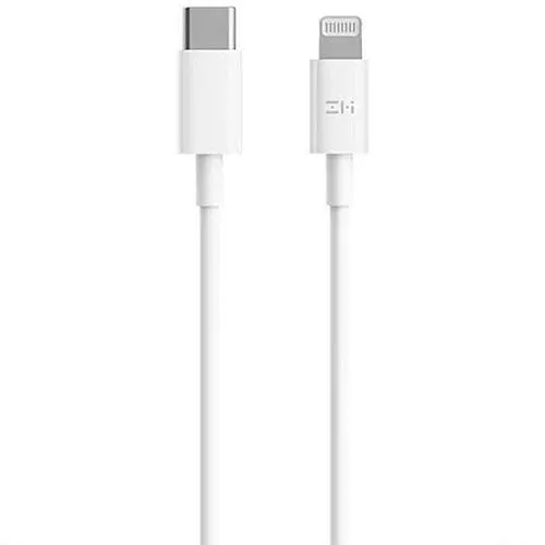 Кабель ZMI Cable Type-C to Lightning 2.4A 1.5m AL856 White - фото 2