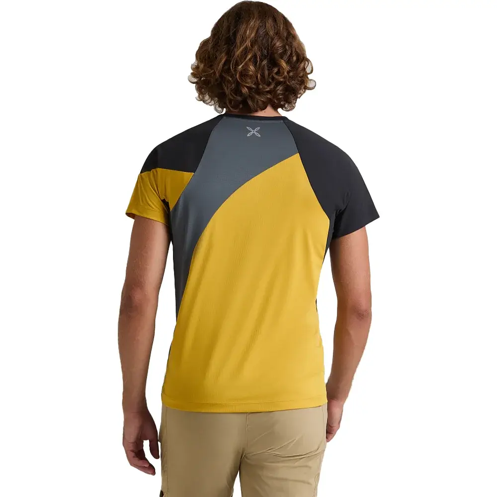 Футболка Montura Color Blocking T-shirt XL Mustard - фото 6