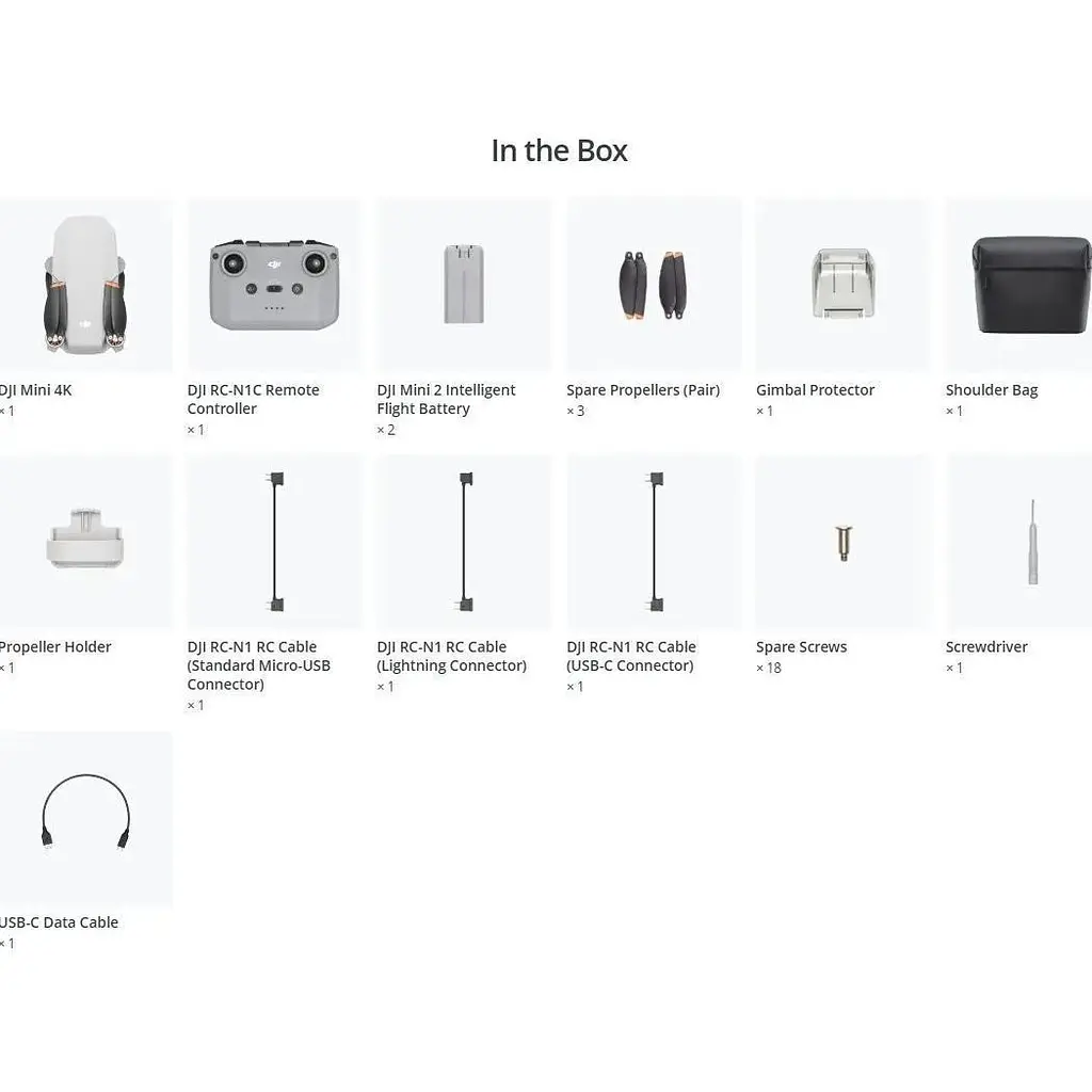 Квадрокоптер DJI Mini 4K Camera Drone Combo [141236] - фото 7