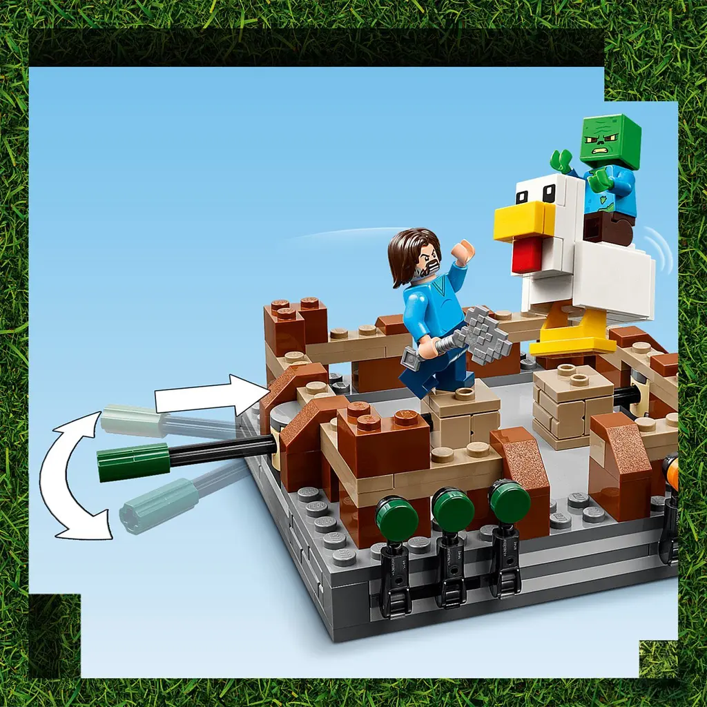 Конструктор LEGO Minecraft Бійцівський ринг у лісовому маєтку 491 деталь (21272) - фото 5