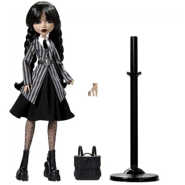 Колекційна лялька Monster High Венздей у шкільній формі (HXJ04) - фото 3
