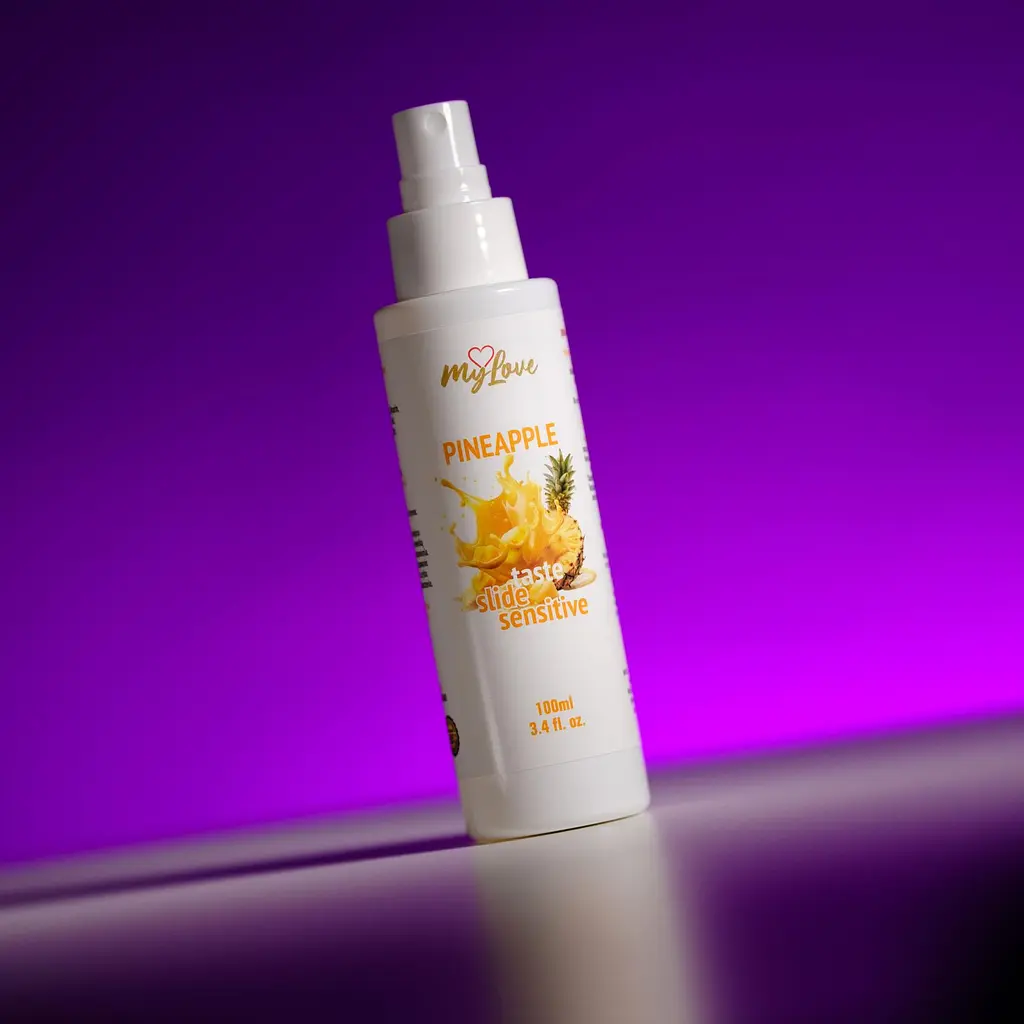 Лубрикант на водній основі MyLove Taste Slide Sensitive Pineapple, 100 мл - фото 4