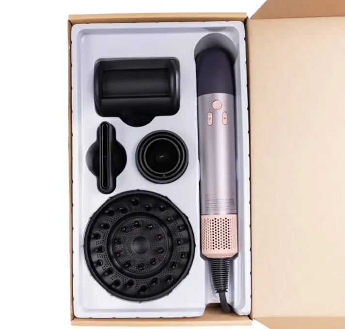 Фен для швидкого висушування з насадками Dyson Supersonic r Curly+Coily (Jasper Plum) професійний фен 1700 Вт Фіолетовий - фото 7