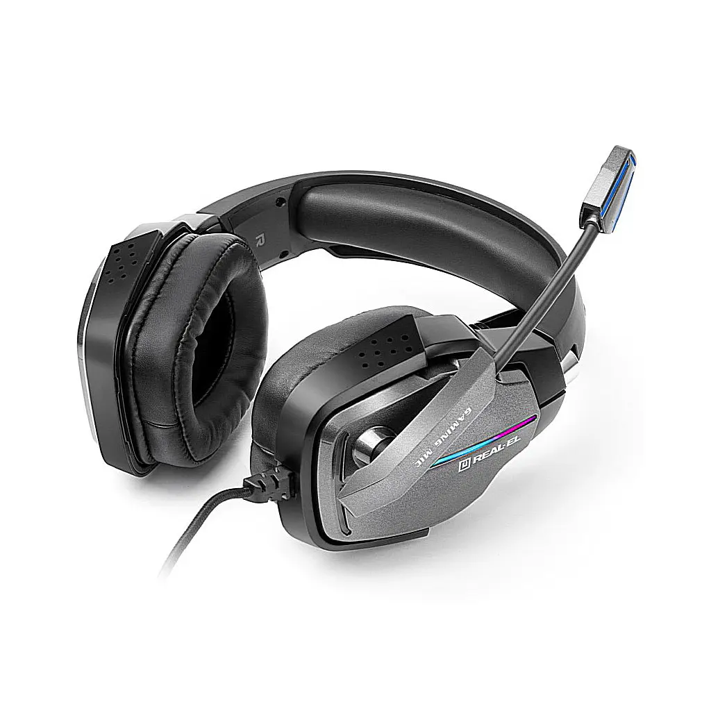 Навушники REAL-EL GDX-7680 Black - фото 5