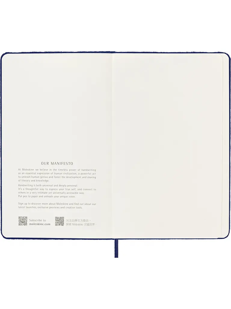 Записник Moleskine Velvet середній, Лінійка Фіолетовий + бокс (LCNBVELVQP060B) - фото 5