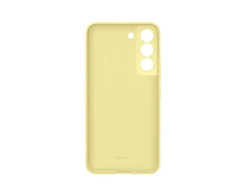 Чохол-накладка Samsung Silicone Cover для Samsung Galaxy S22 SM-S901 Butter Yellow (EF-PS901TYEGRU) - фото 4