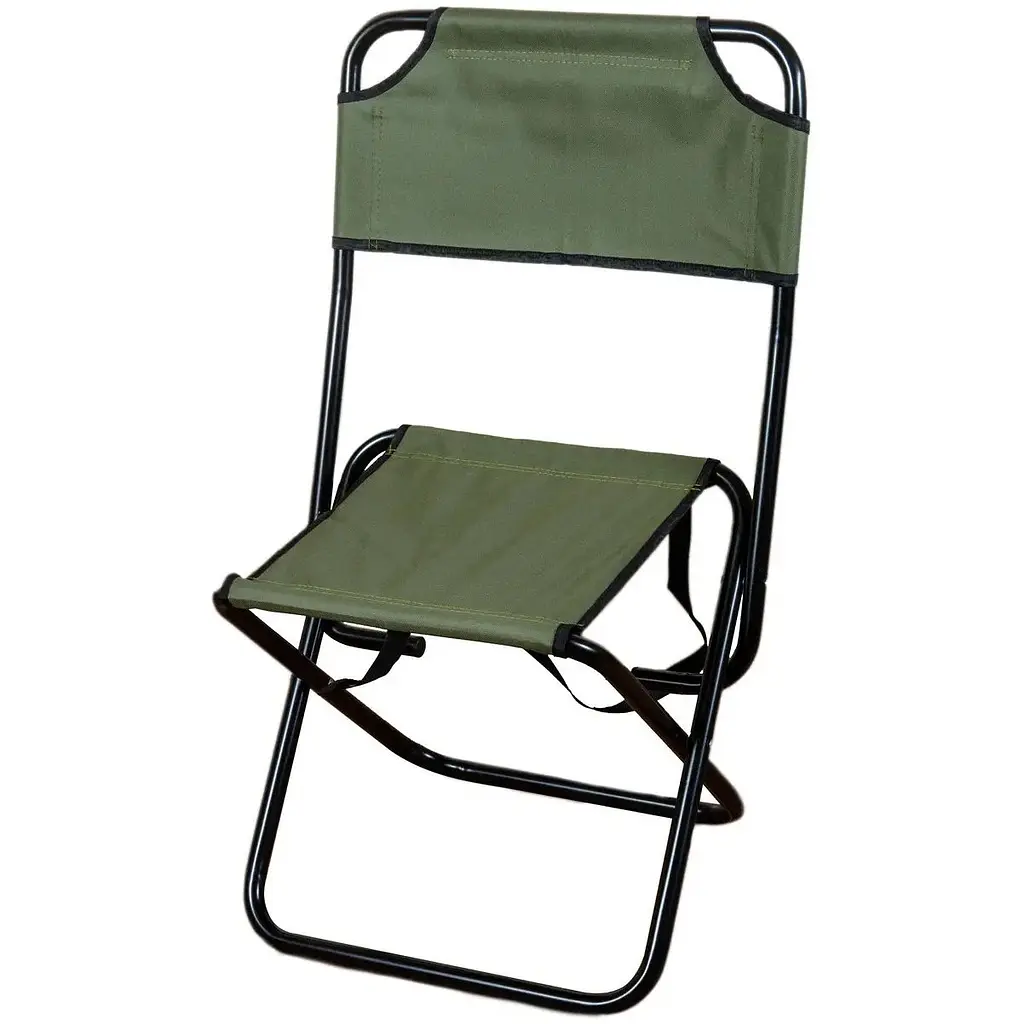 Стілець NeRest NR-22 розкладний зі спинкою хакі - фото 2