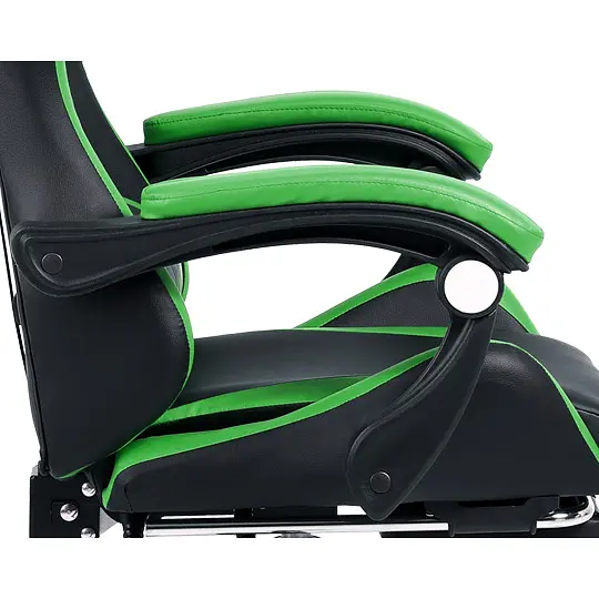 Геймерское кресло GT Racer X-2323 Black/Green [122609] - фото 9