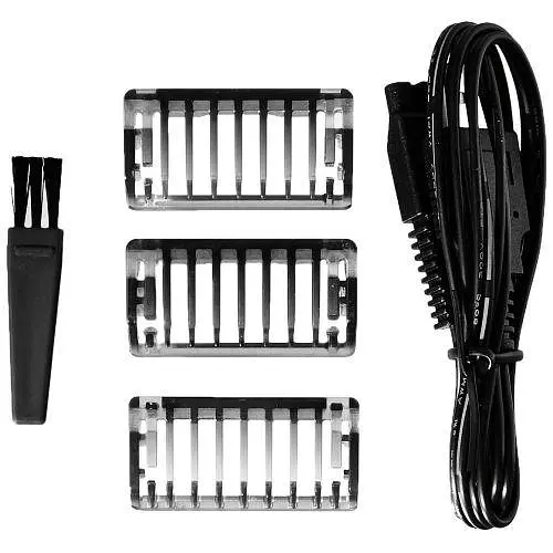 Чоловічий тример Micro Touch Solo, Машинка для стрижки бороди 3 в 1 - фото 5