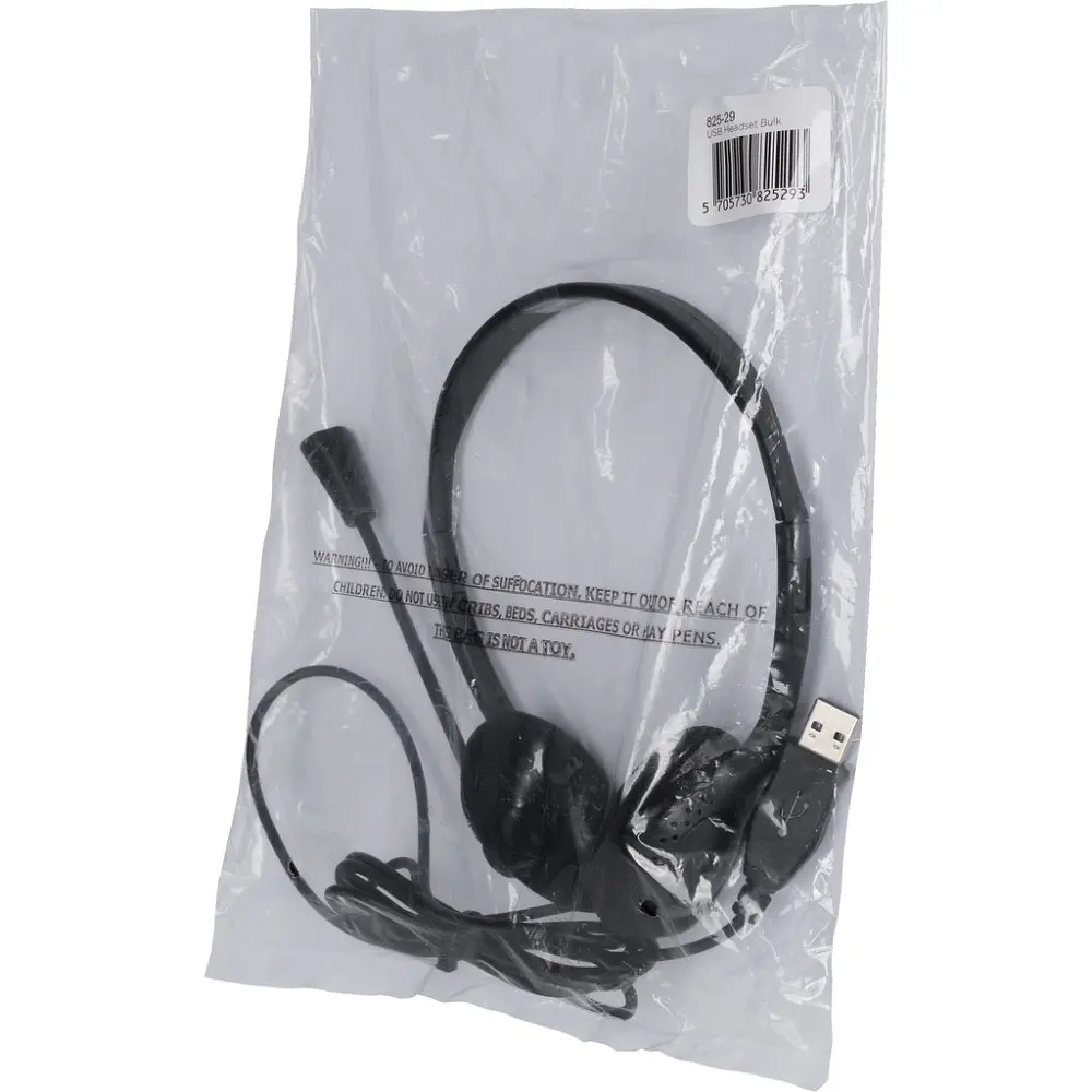 Гарнітура Sandberg Headset Bulk, USB, Чорний - фото 3