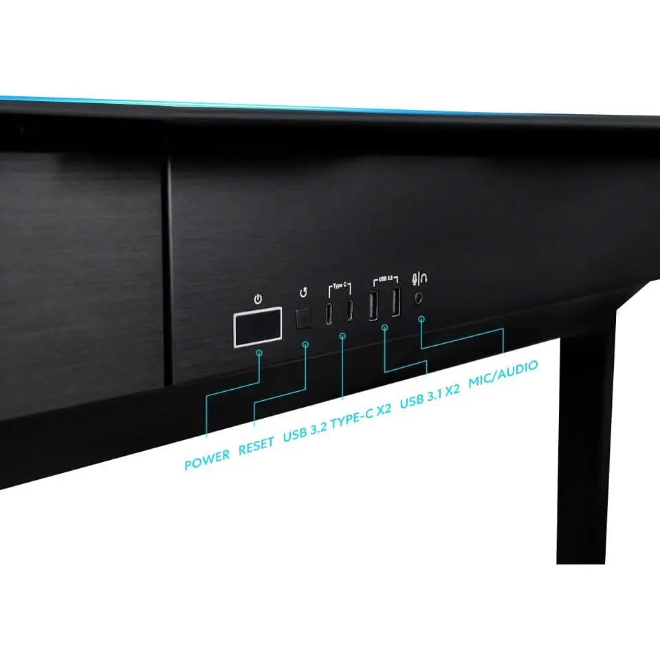Геймерський стіл Lian Li DK07X Gaming Desk Black (G99.DK07X.10EU) - фото 8