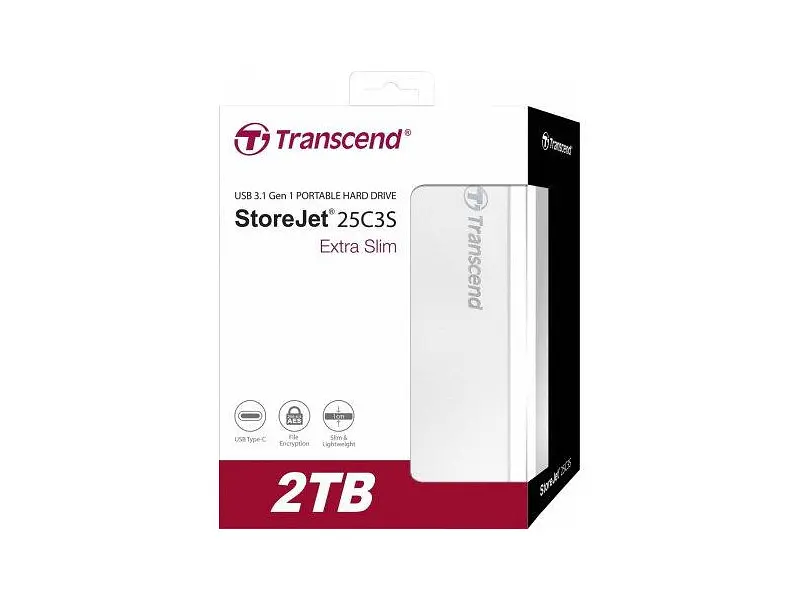 Зовнішній жорсткий диск Transcend StoreJet 25C3S 2 TB (TS2TSJ25C3S) - фото 3
