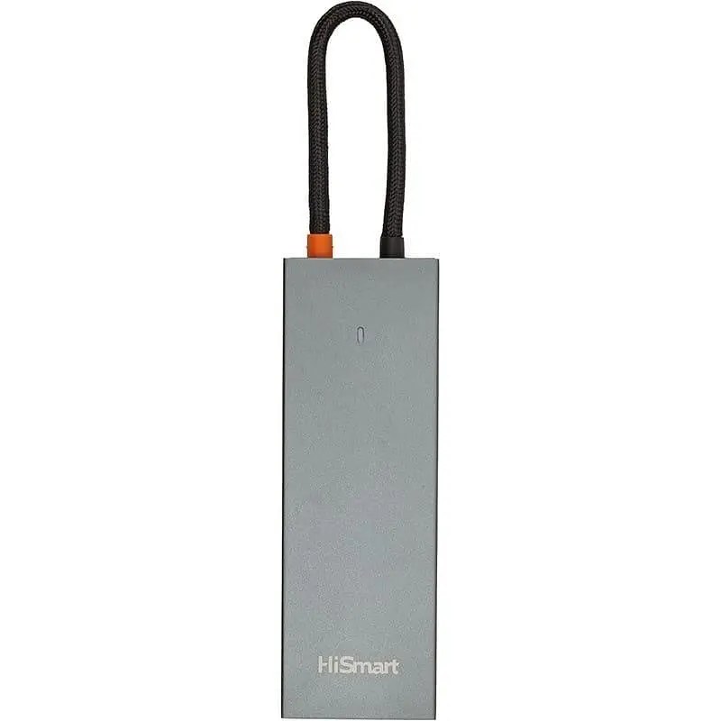 USB-Хаб HiSmart USB Type-C - 2 x USB 3.0, HDMI, SD (CA913459) - фото 3