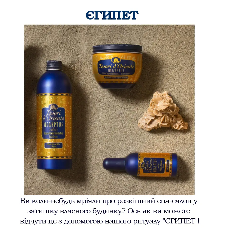 Парфюмерный крем-гель для душа Tesori d'Oriente Египет, голубая лилия и папирус, 250 мл - фото 8