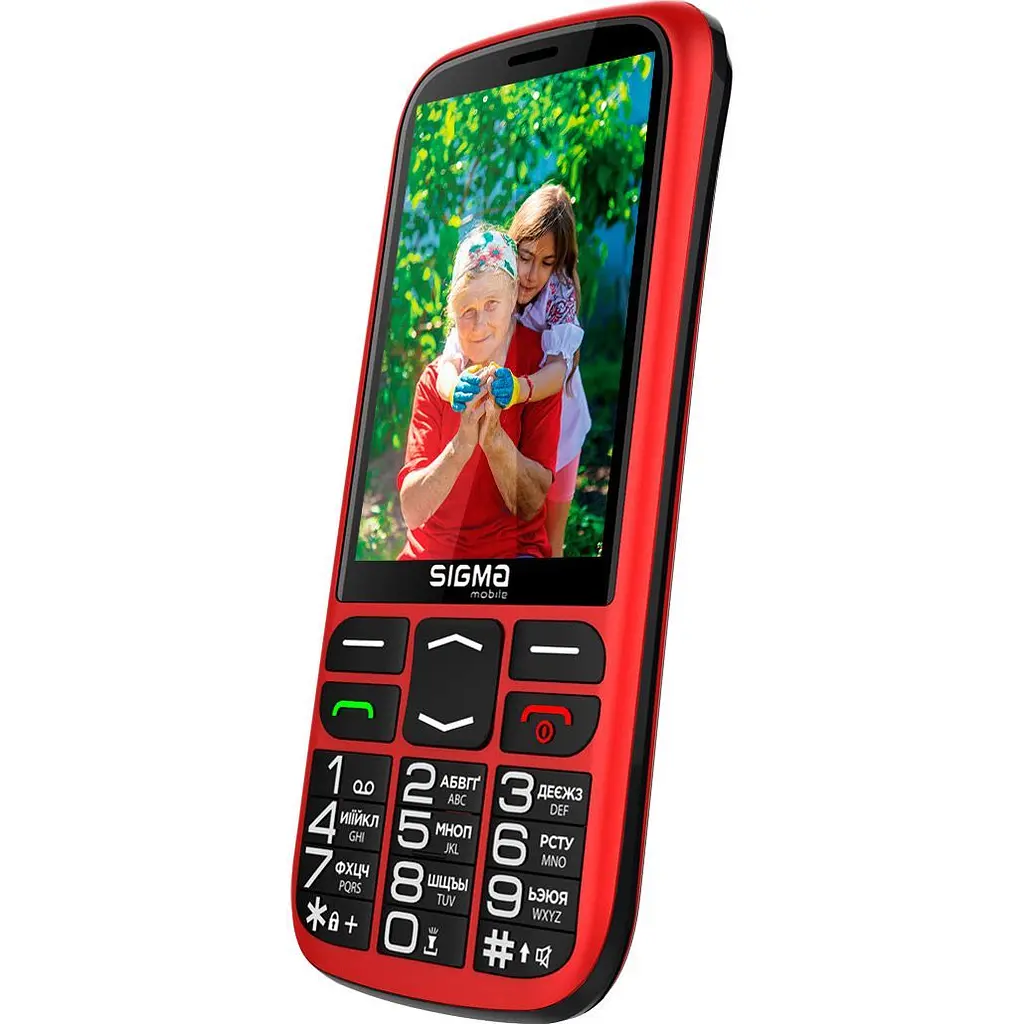 Мобильный телефон Sigma mobile Comfort 50 Optima USB-C Red UA-UCRF [89064] - фото 2