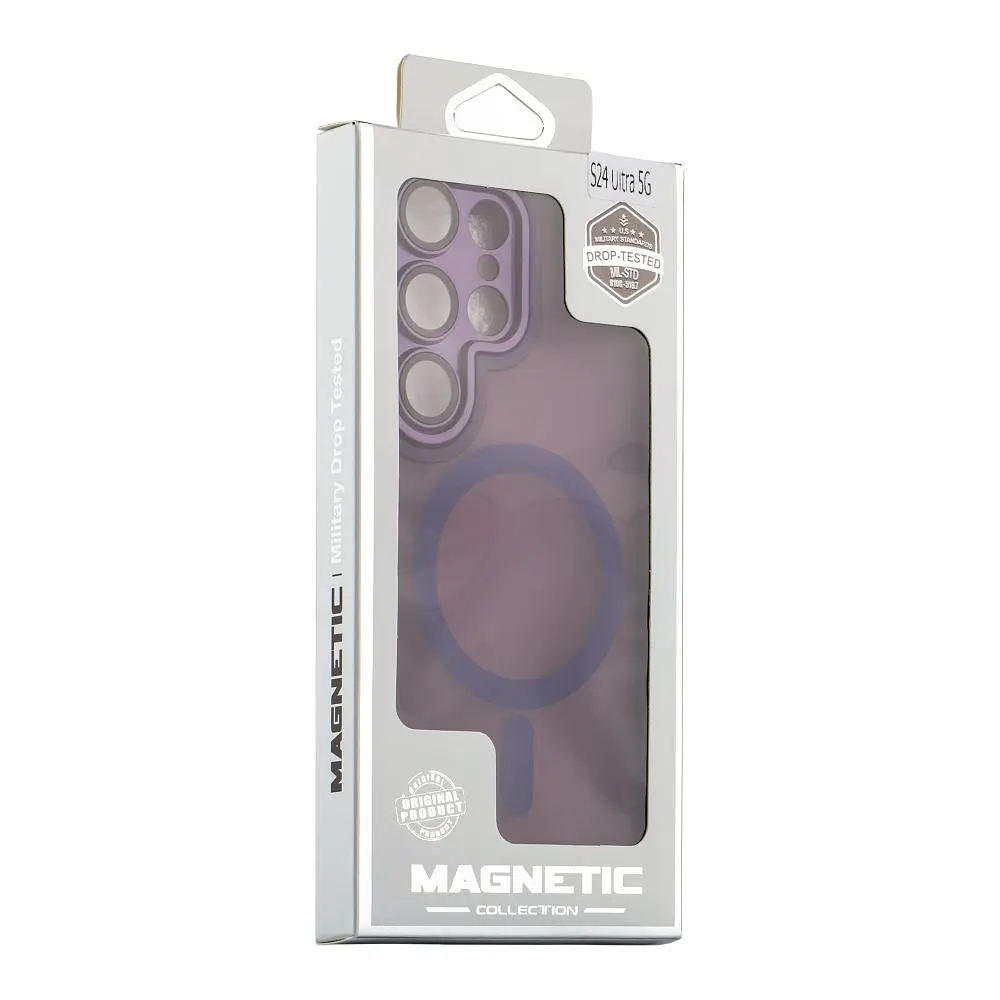 Чохол-накладка Magnetic Camera Lens with Magsafe Samsung Galaxy S23+ 5G Dark Purple (35226_3345448) - фото 2