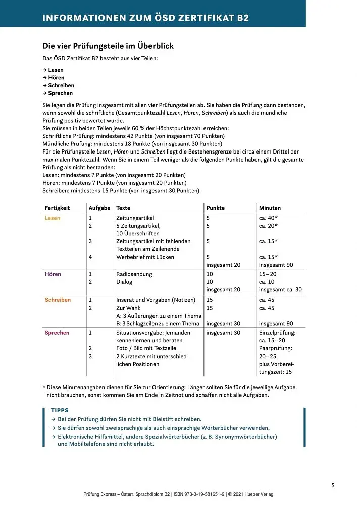 Prufung Express - OSD B2 Übungsbuch mit Audios online - фото 3