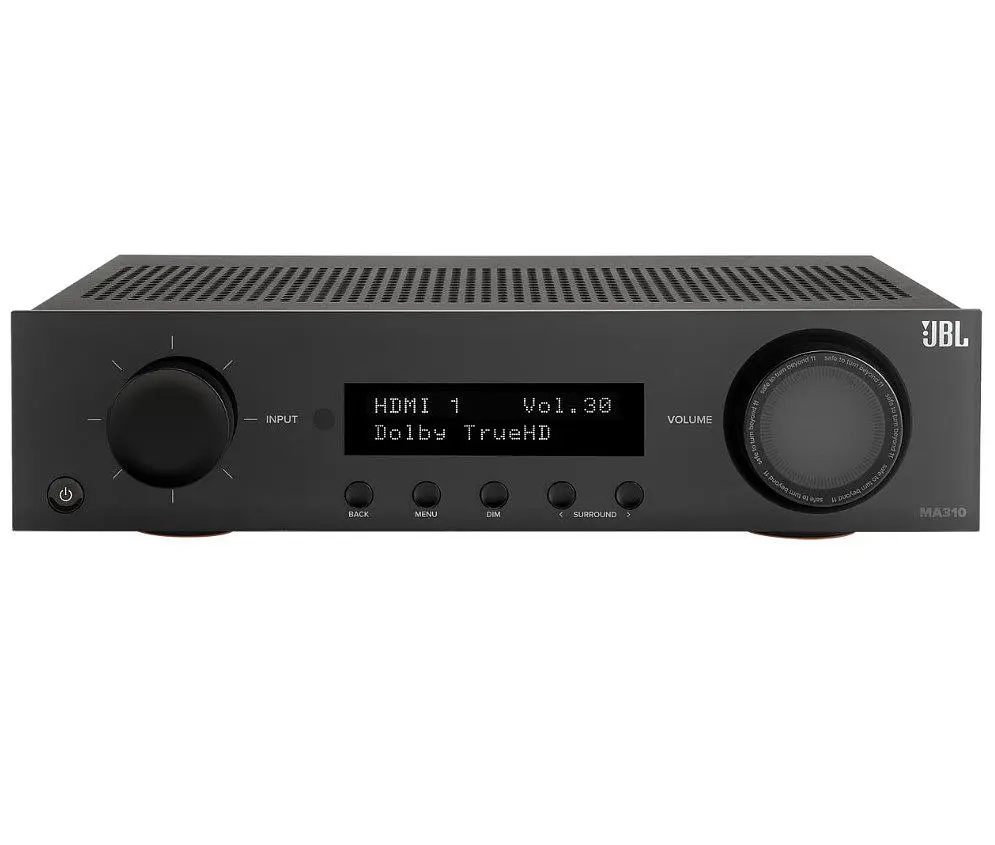 AV-Ресивер 5.2-канальний JBL MA-310BLK-EU, Bluetooth, Dolby, DTS, HDMI 4K