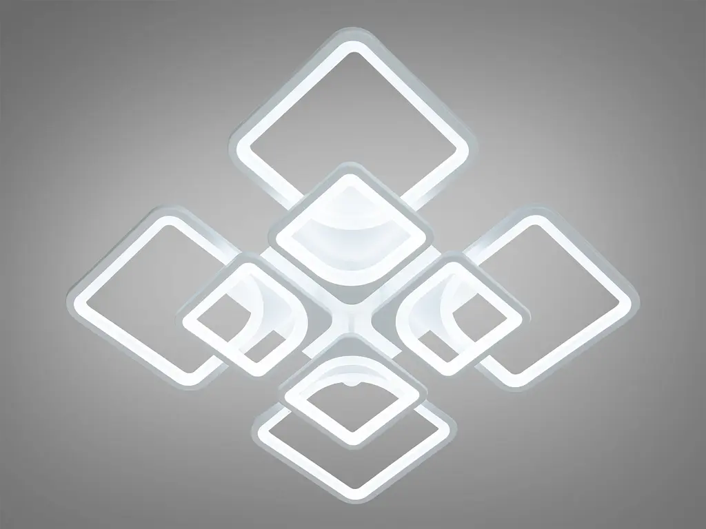 Светодиодная люстра смарт светильник с ИК пультом, 135W - фото 2