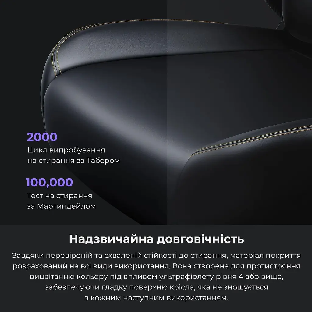 Ігрове крісло Anda Seat Kaiser 4 Dark Gray Fabric Size L (AD12YDDC-L-20-GB-CF) - фото 8