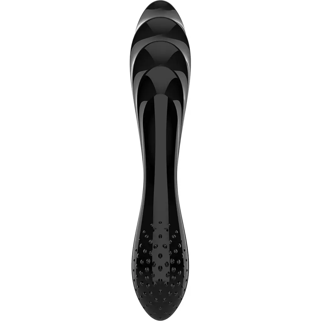 Скляний дилдо Satisfyer Dazzling Crystal 1 (Black) - фото 2