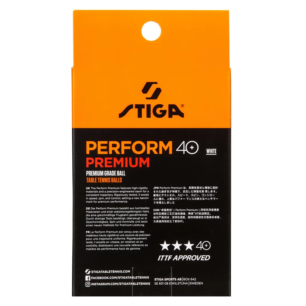 М'ячі для настільного тенісу Stiga Perform Premiun ITTF 6 шт (1113-2410-06) - фото 3